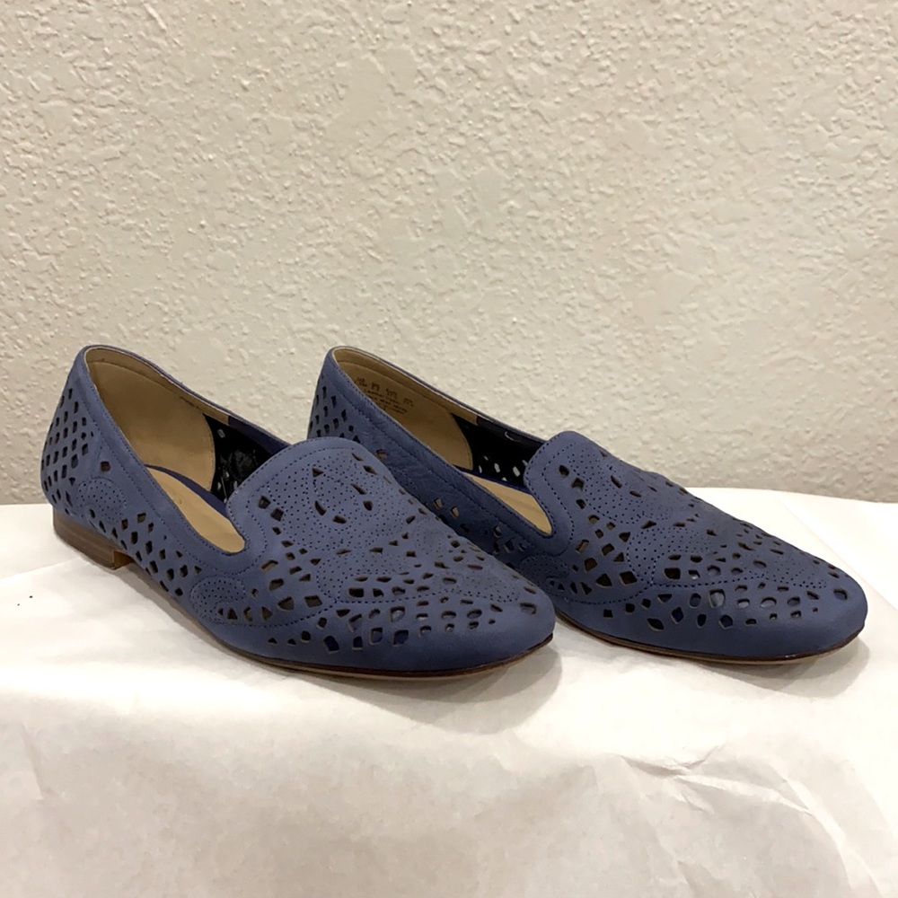 Naturalizer Blue Cut Out Flats